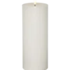 LED Blockljus Star Trading Flamme Flow Big, vit, Ø10x27,5cm