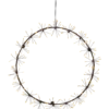 LED-dekorationskrans Star Trading Dew Drop Flower, 270 lampor, 35 cm