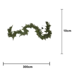 LED-girland Star Trading Greyland, varmvit, 3m, 60 LED, timer