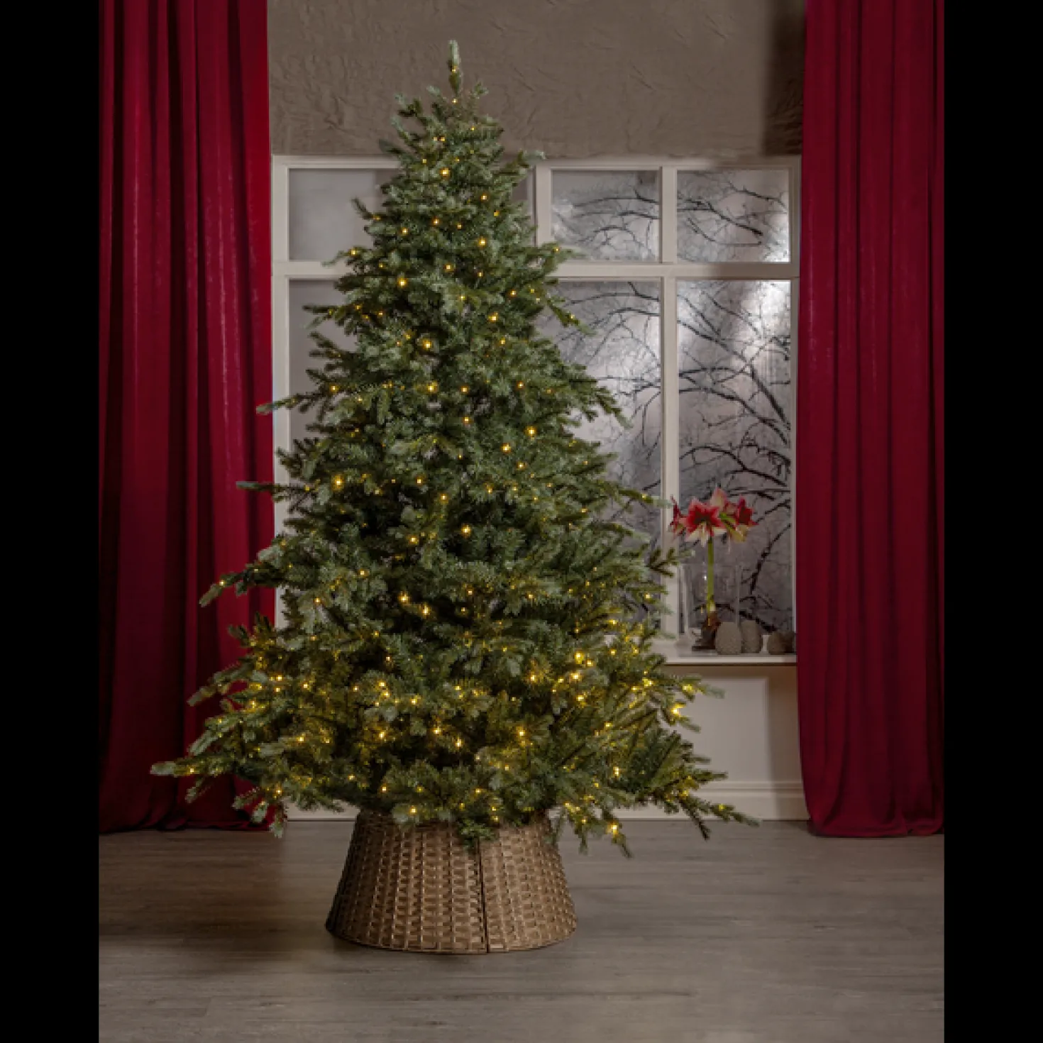 LED-julgran Star Trading Greyland Utomhus, 700 LED, 210 cm