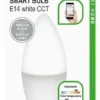 LED-lampa Deltaco Smart Home E14 WiFi, dimbar, 4,9W, 2700K–6500K