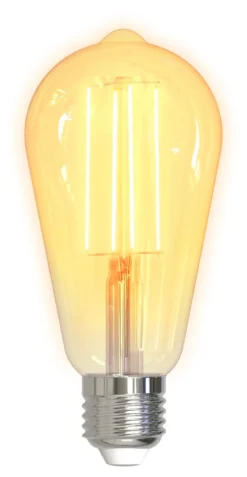 LED-lampa Deltaco SMART HOME Filament E27 WiFi, 5.5W, 470lm, dimbar