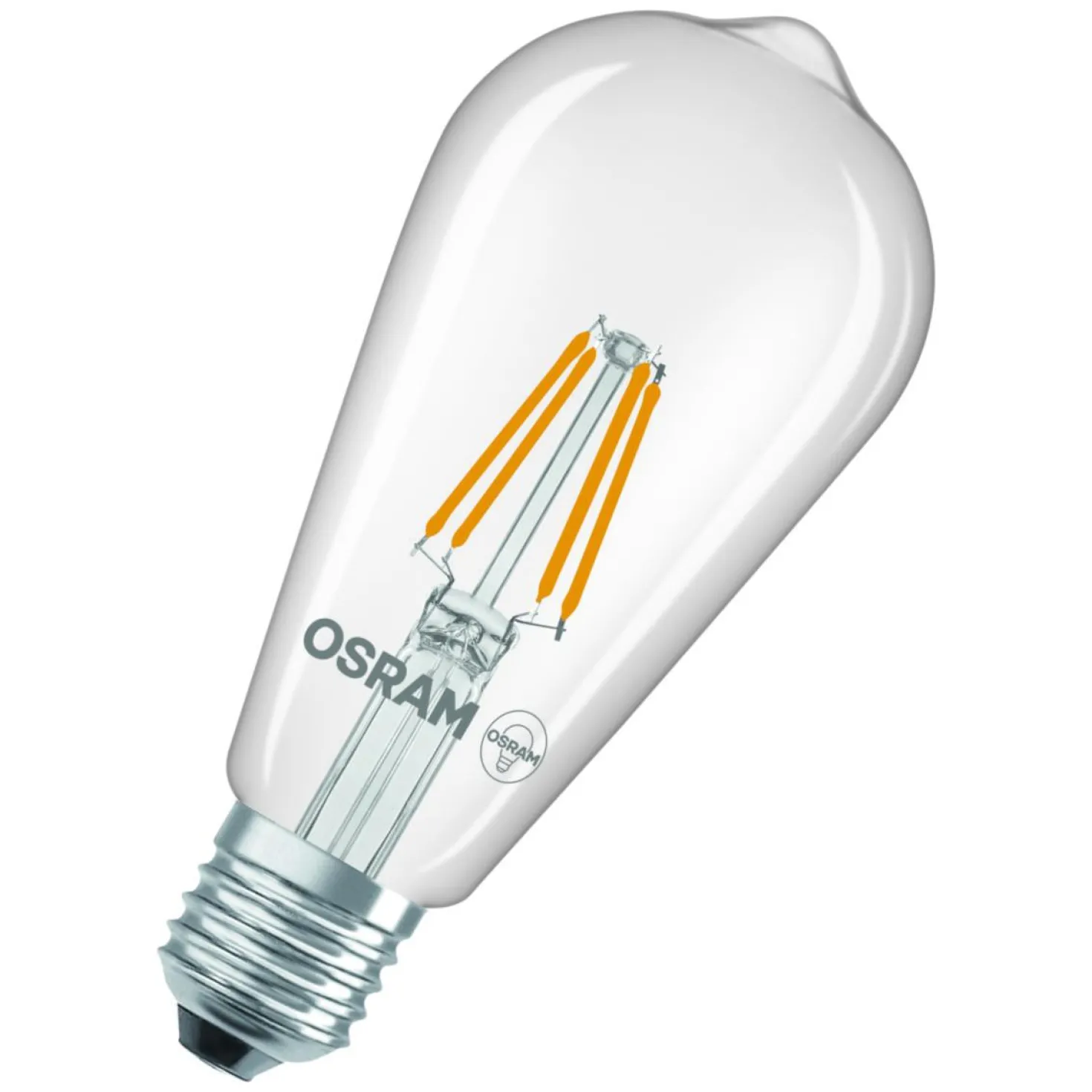 LED-lampa Osram Edison E27 3.4W 470lm, 2700K, klar