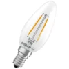LED-lampa Osram E14 Kronljus 1.8W 250lm, 2700K, klar