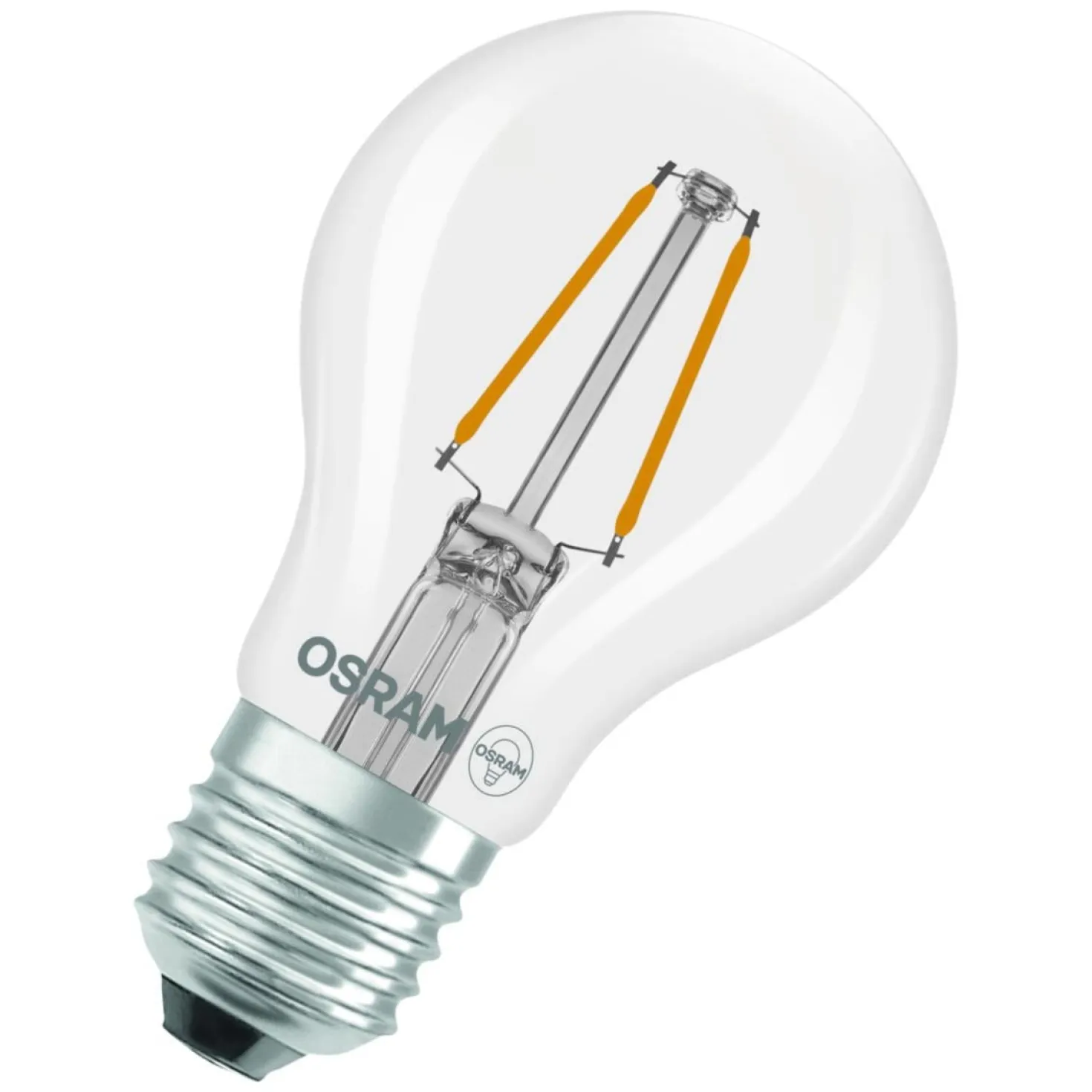 LED-lampa Osram Filament E27, 1.8W 250lm 2700K, klar