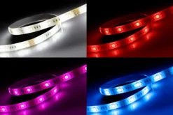 LED-list Deltaco SH-LS3M Smart Home RGB, 3m, dimbar, 6-pin