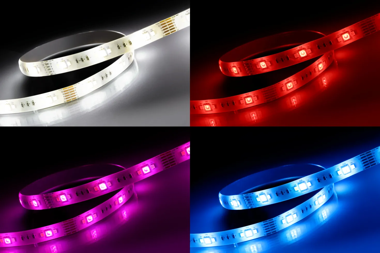 LED-list Deltaco SH-LS3M Smart Home RGB, 3m, dimbar, 6-pin