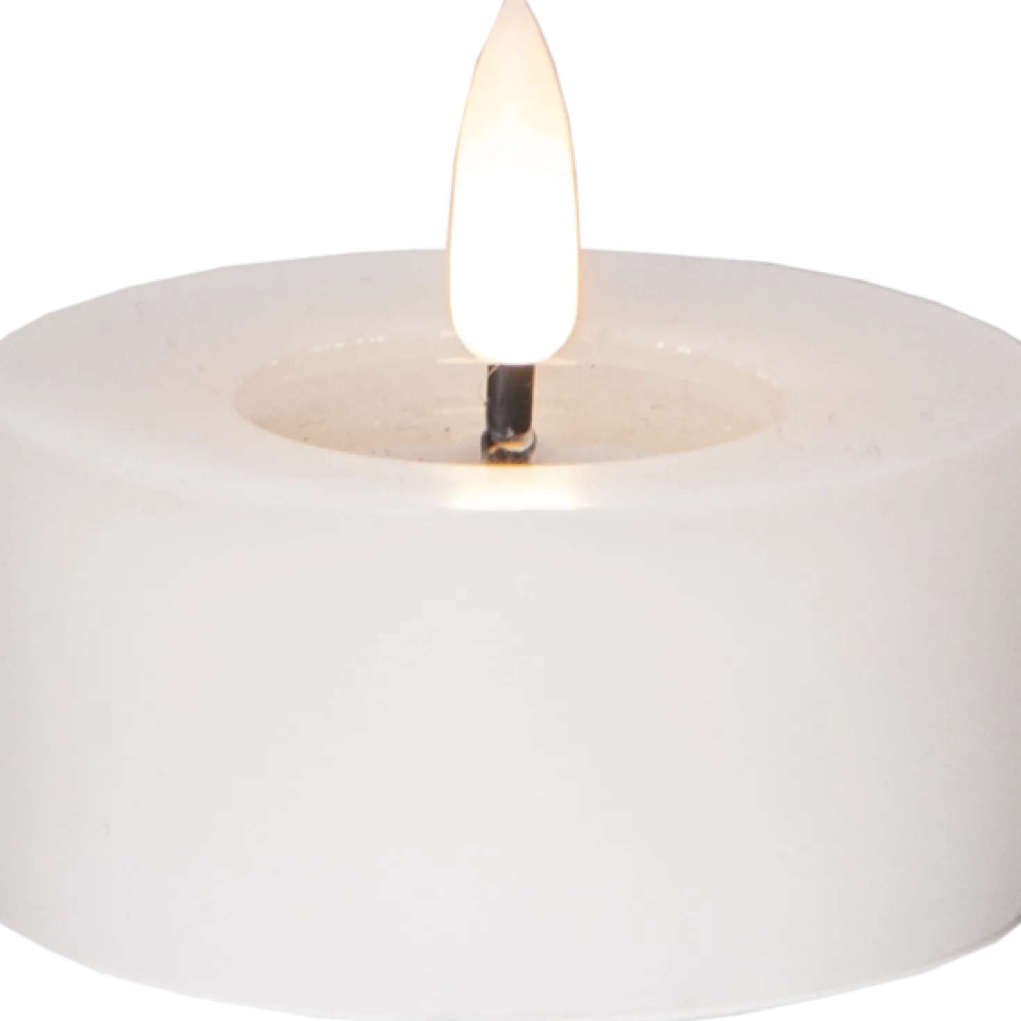 LED-värmeljus Star Trading Flamme Flow, vit, 2-pack, timer