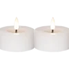 LED-värmeljus Star Trading Flamme Flow, vit, timer, 2-pack