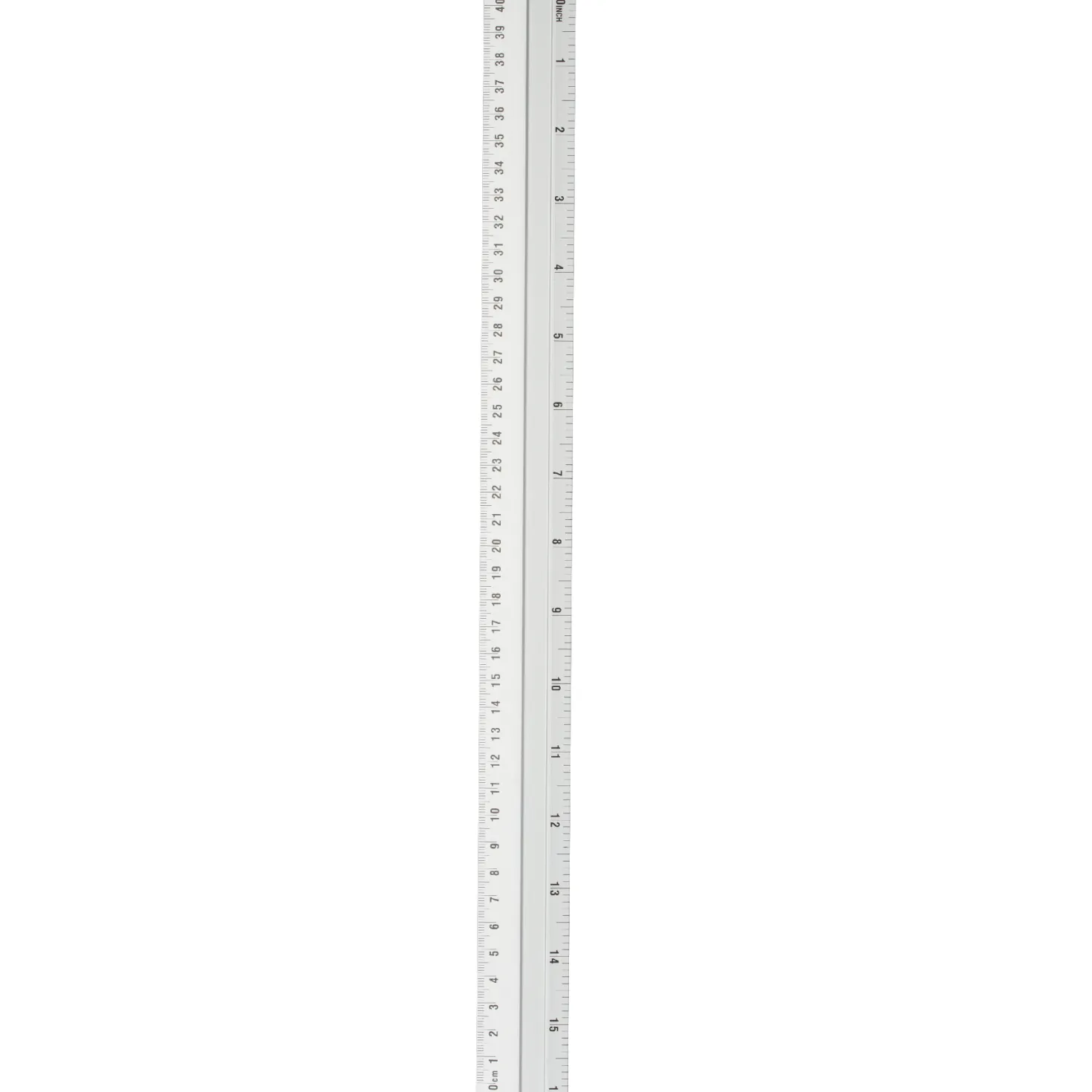 Linjal Aluminium 40 cm, anti-halkremsa, kritlinje
