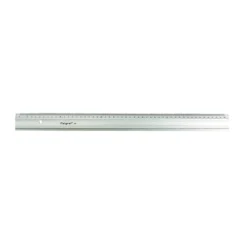 Linjal MR Aluminium, 50 cm, cm och tumskala