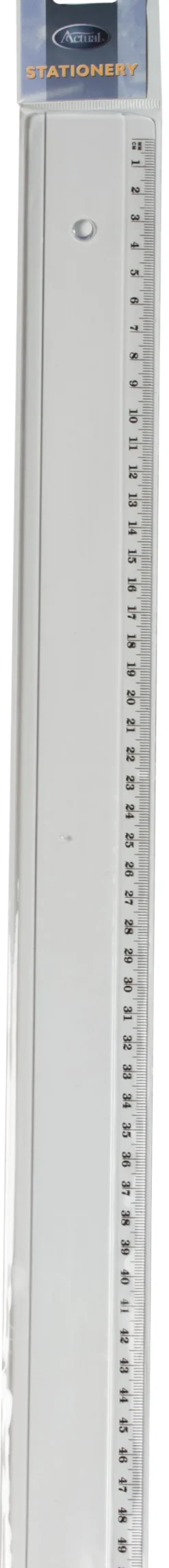 Linjal Pepper Pot Kontor, transparent, tuschkant, 50 cm