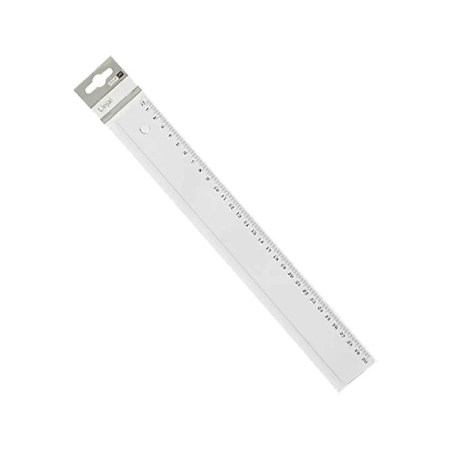 Linjal Pepper Pot Kontor, transparent, tuschkant, 50 cm