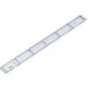 Linjal tvärgradig transparent, 50 cm, bläckkant