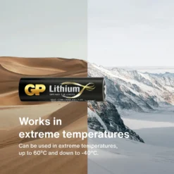 Litiumbatteri GP AA 1,5V, 4 st