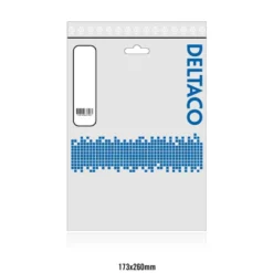Ljudkabel Deltaco Audio 3,5mm ha-ha, stereo, 5m