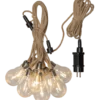 Ljusslinga Star Trading Jutta Outdoor, 10 LED, varmvit, beige jute