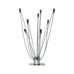 Ljusstake Star Trading Milano, svart, 60 cm, 8 lampfattningar