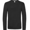Långärmad t-shirt BC Collection E190 Unisex, svart