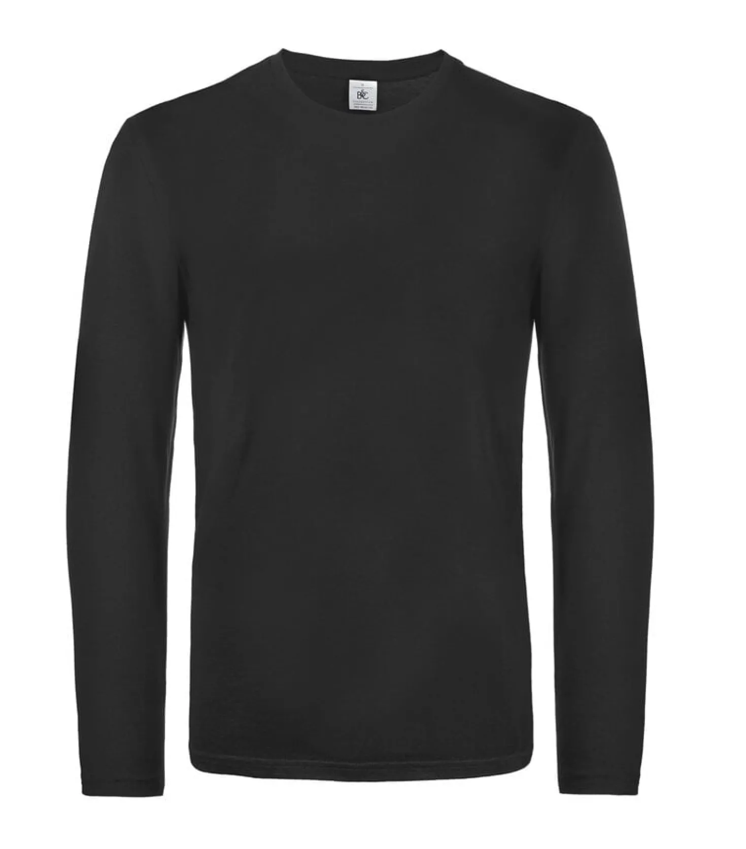 Långärmad t-shirt BC Collection E190 Unisex, svart
