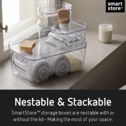 Lock SmartStore Compact Clear L, transparent, 40x29,5 cm