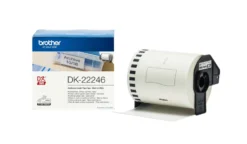 Löpande etikett Brother DK-22246, 103mm x 30,48m, vit