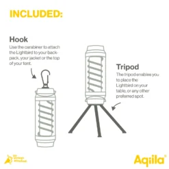 Lykta och ficklampa Aqiila Lightbird G1, 7 ljuslägen, IPX4, 800 mAh