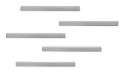 Magnetisk klämma Durable Durafix, silver, 210x17 mm, 5 st