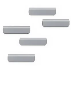 Magnetisk klämma Durable Durafix, silver, 60x17 mm, 5 st
