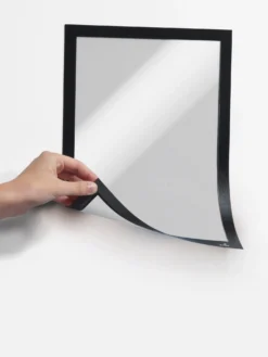 Magnetram Durable Duraframe A4, svart, 5 st