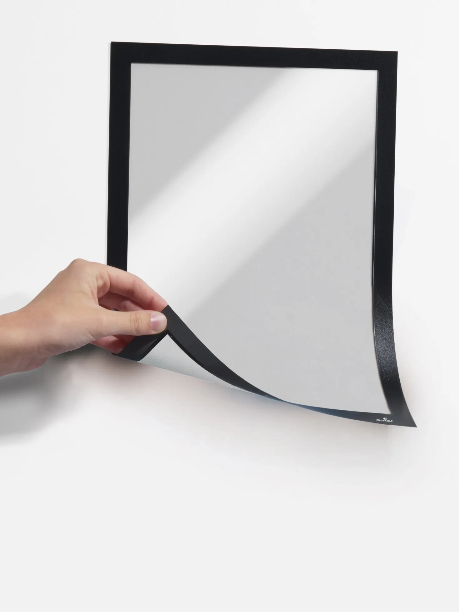 Magnetram Durable Duraframe A4, svart, 5 st