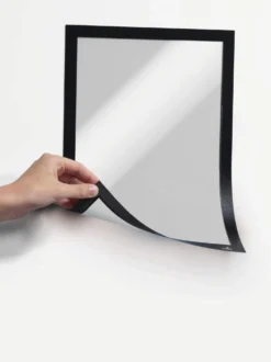 Magnetram Durable Duraframe A4, svart, 5 st