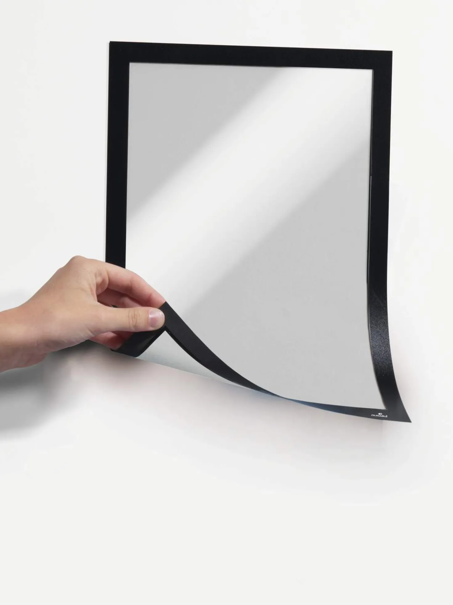 Magnetram Durable Duraframe A4, svart, 5 st