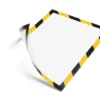 Magnetram Durable Duraframe A4, gul/svart, 5 st/fp