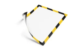 Magnetram Durable Duraframe A4, gul/svart, 5 st/fp