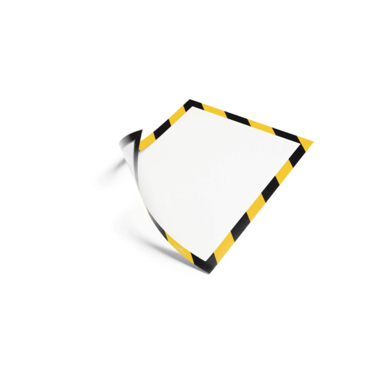 Magnetram Durable Duraframe A4, gul/svart, 5 st/fp