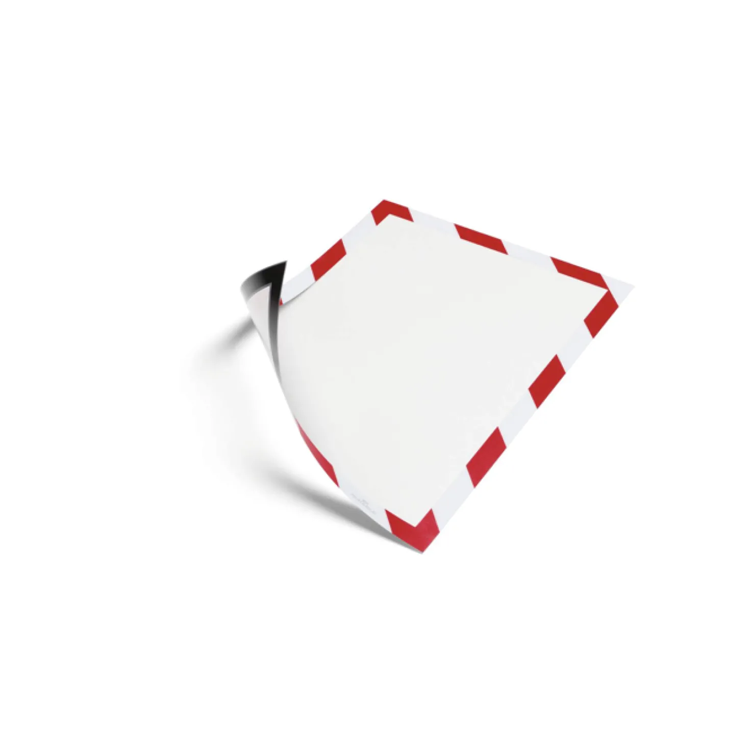 Magnetram Durable Duraframe A4, röd/vit, 5 st/fp