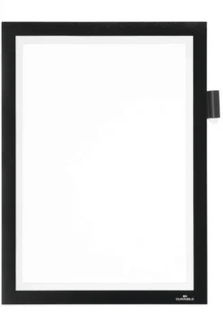 Magnetram Durable Duraframe Note A4, svart, integrerad pennhållare
