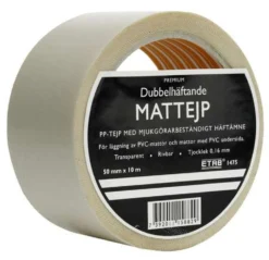 Mattejp Etab PG1475 Dubbelhäftande, mjukgörarresistent, 25m x 50mm