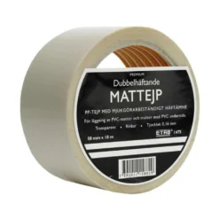 Mattejp Etab PG1475 Dubbelhäftande, mjukgörarresistent, 25m x 50mm