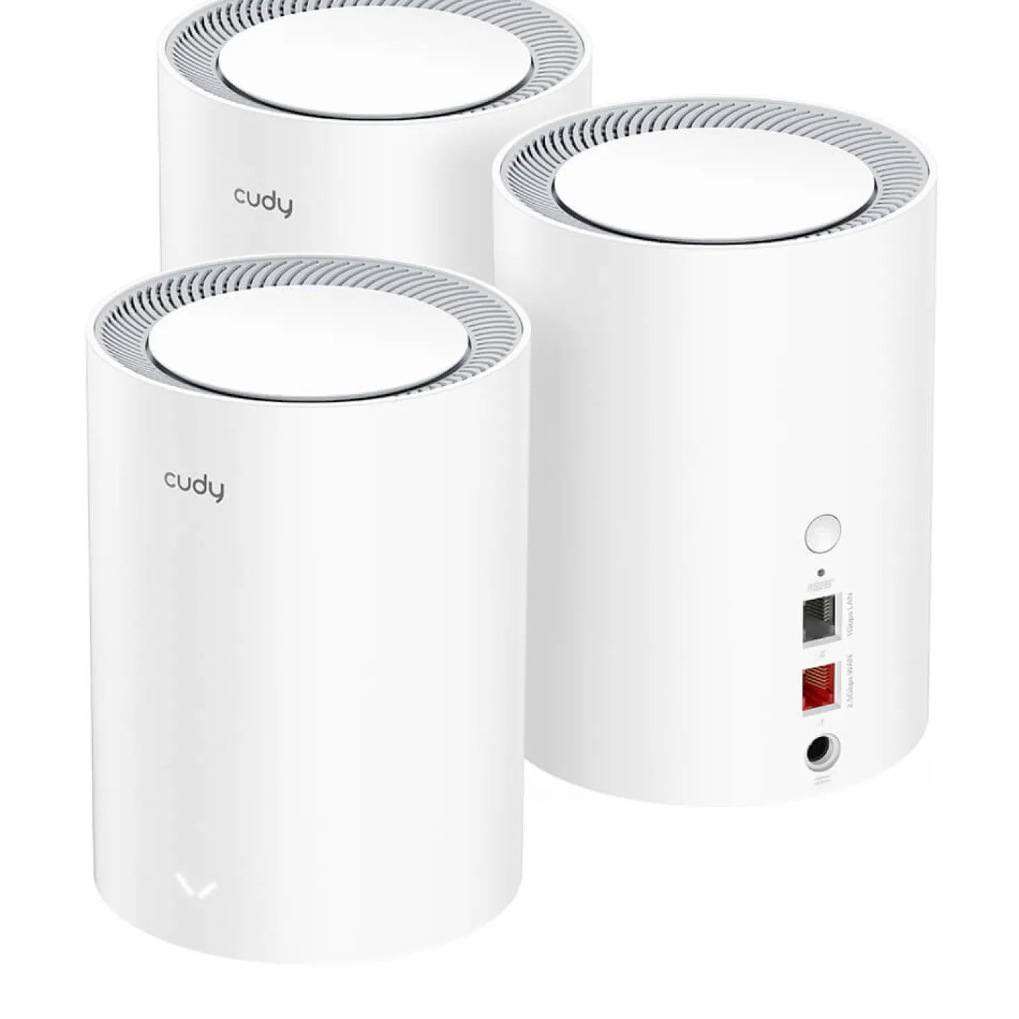 Mesh Wi-Fi 6-system CUDY M3000 AX3000, 2,5G WAN, 3-pack