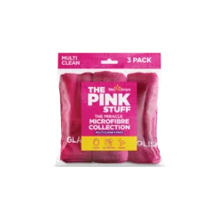 Mikrofiberduk The Pink Stuff, 3 dukar, 30x30 cm, rosa