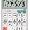 Miniräknare Casio SL-305ECO, soldriven, 8 siffror, vit