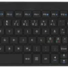 Mini Tangentbord Deltaco TB-504 Trådlöst, nordisk, touchpad, svart