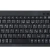 Minitangentbord Deltaco TB-5V Nordisk layout, 89 tangenter, USB, svart
