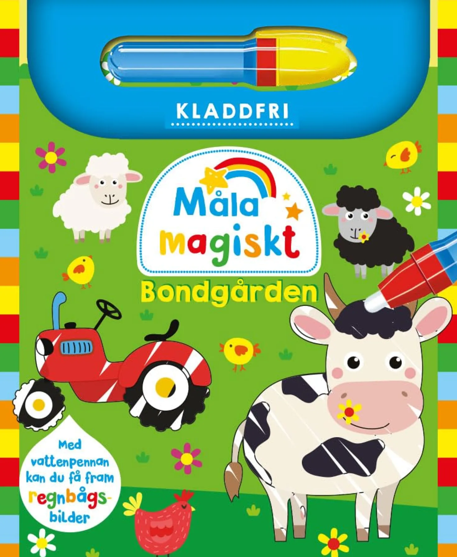 Målarbok Måla magiskt: bondgården