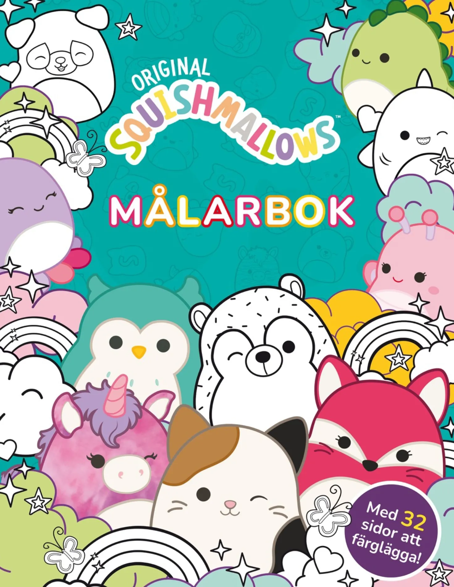 Målarbok Squishmallows