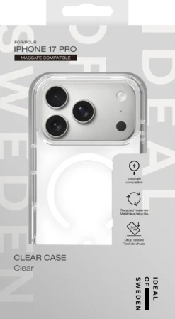 Mobilskal IDEAL OF SWEDEN MagSafe iPhone 17 Pro, transparent