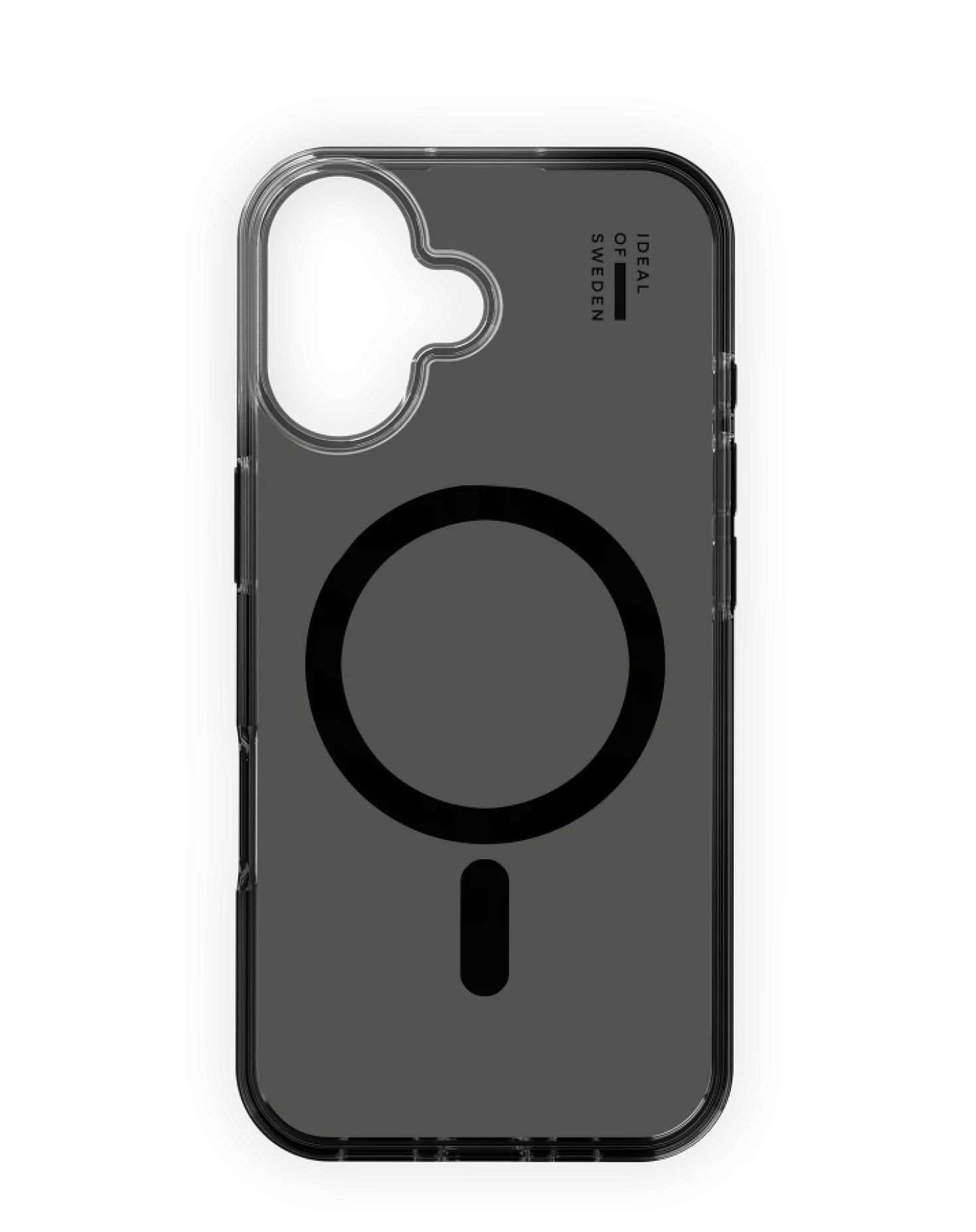 Mobilskal IDEAL OF SWEDEN MagSafe iPhone 16, genomskinlig tonad svart