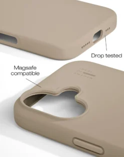 Mobilskal IDEAL OF SWEDEN MagSafe iPhone 16, silikon, beige